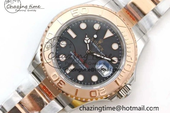 0109 Yacht-Master 126621 SS RG EWF 1:1 Best Edition Black Dial on SS SS RG Bracelet A SportInspired 2242